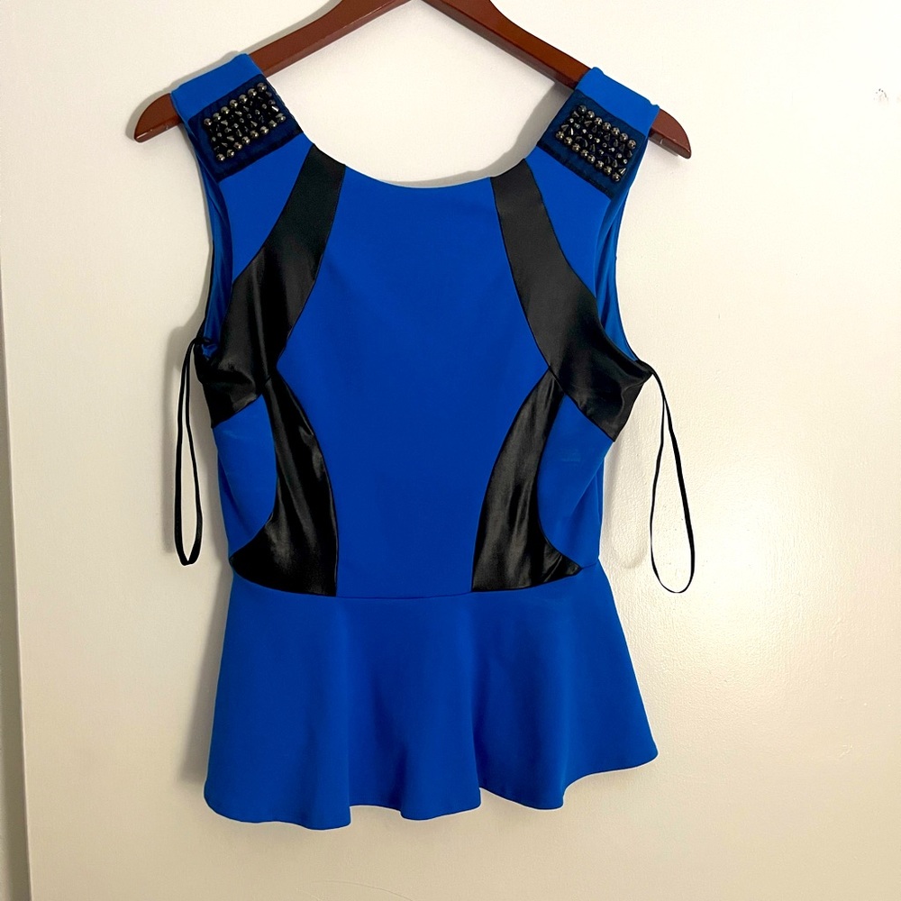 Bebe peplum top